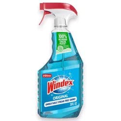 Windex Original Blue Window and Glass Cleaner Spray - 26 fl oz