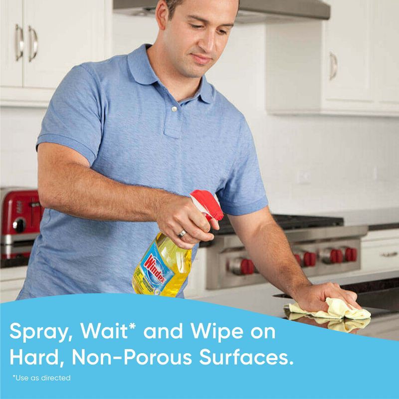 slide 7 of 12, Windex Citrus Fresh Disinfectant Cleaner Multi-Surface Spray - 26 fl oz, 26 fl oz