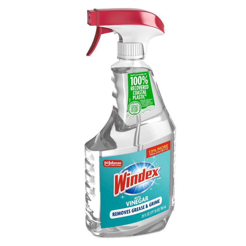 slide 12 of 13, Windex Vinegar Glass Cleaner Spray - 26 fl oz, 26 fl oz