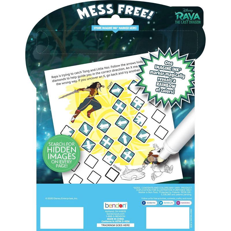 slide 2 of 3, Disney Raya and The Last Dragon Imagine Ink Book, 1 ct