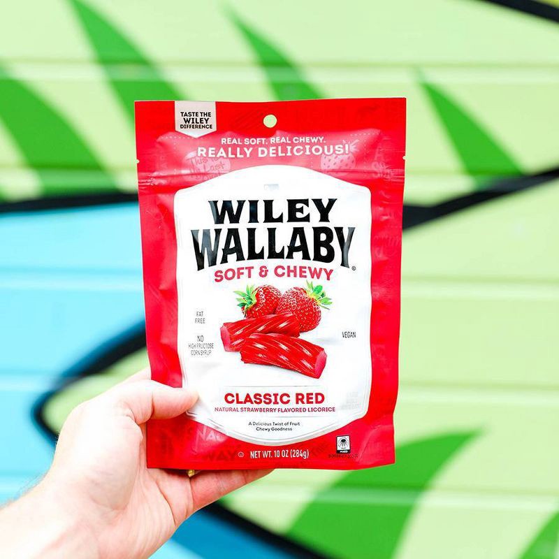 slide 8 of 10, Wiley Wallaby Classic Red Licorice - 10oz, 10 oz