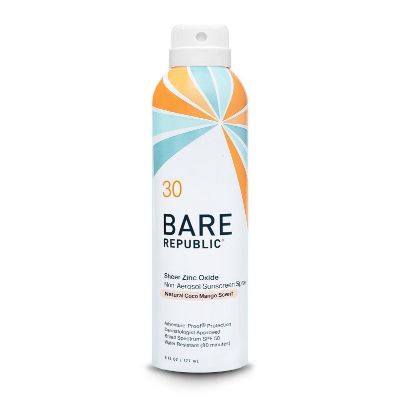 slide 1 of 8, Bare Republic Coco Mango Mineral Spray - SPF 30 - 6 fl oz, 30 ct; 6 fl oz