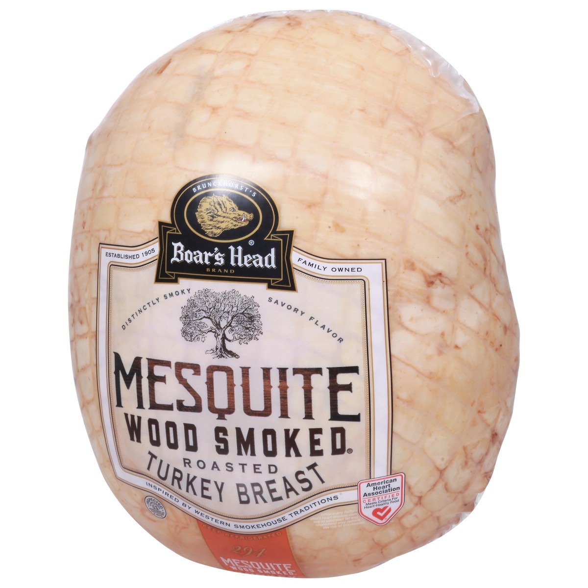 slide 3 of 4, Boar's Head Mesquite Roasted Wood Smoked Turkey Breast 1 ea, per lb