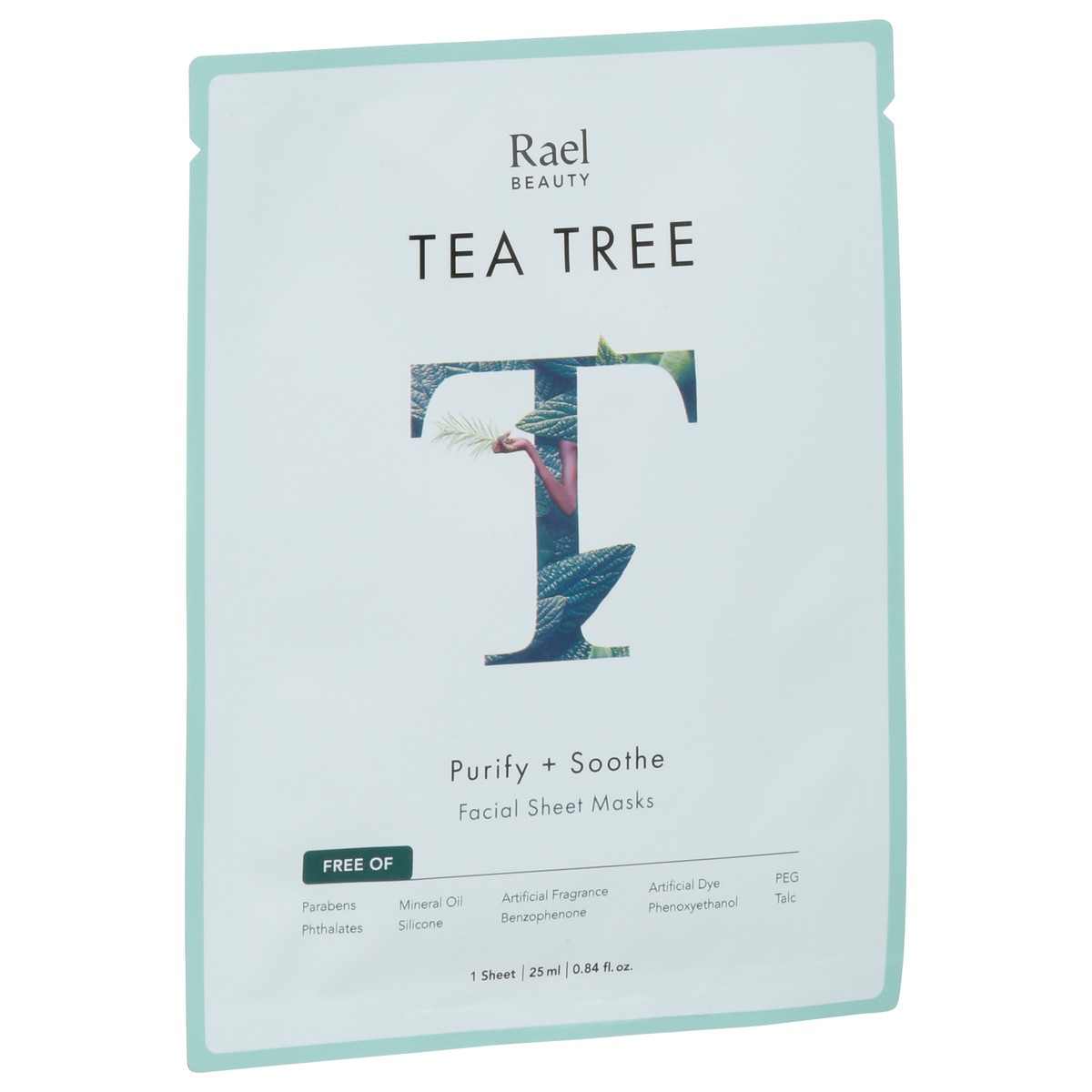 slide 9 of 9, Rael Tea Tree Purify + Soothe Facial Sheet Masks 1 ea, 1 ct