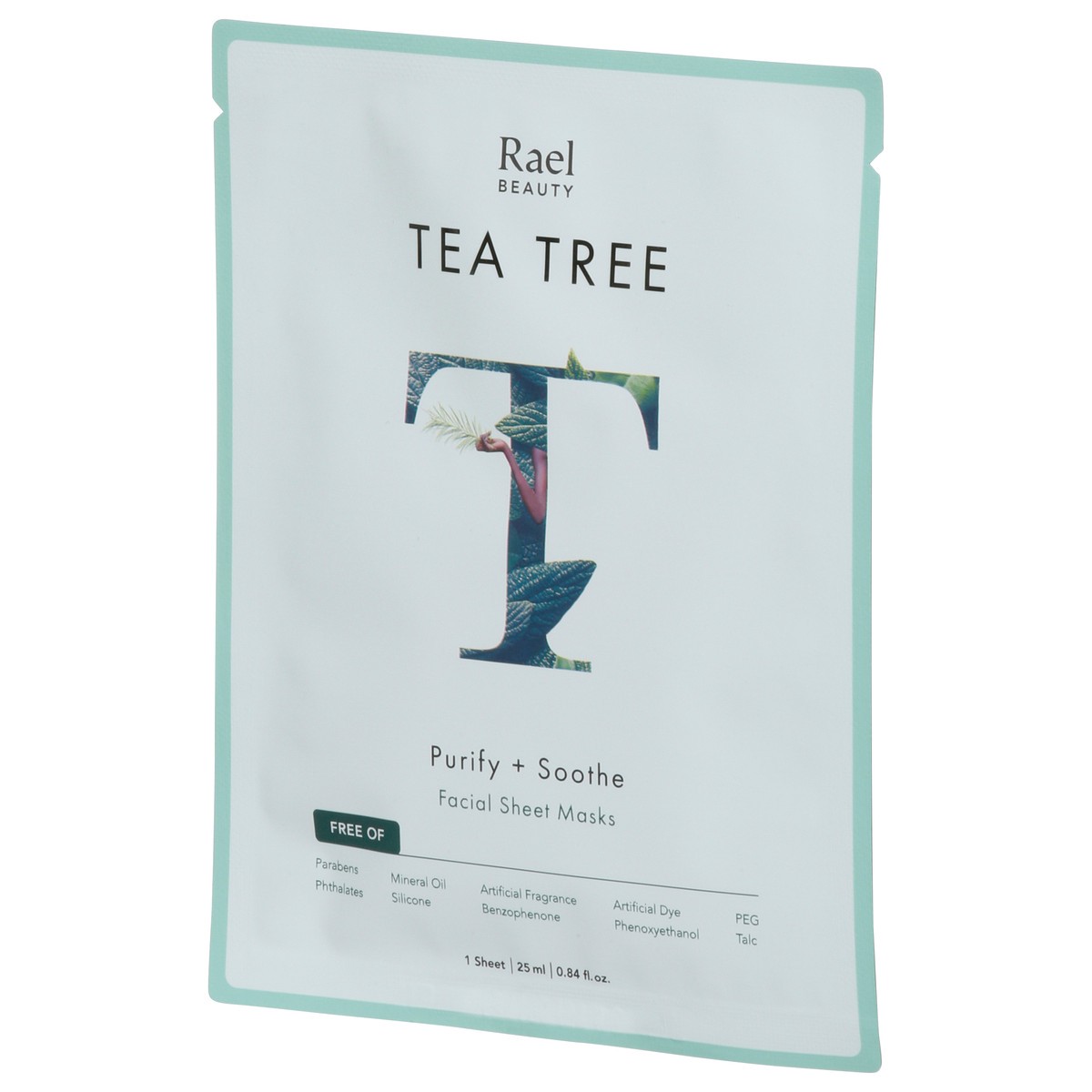slide 6 of 9, Rael Tea Tree Purify + Soothe Facial Sheet Masks 1 ea, 1 ct