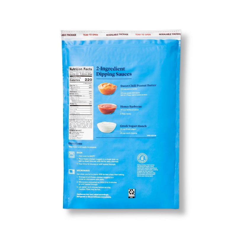 slide 3 of 3, Chicken Nuggets - Frozen - 3lbs - Good & Gather™, 3 lb