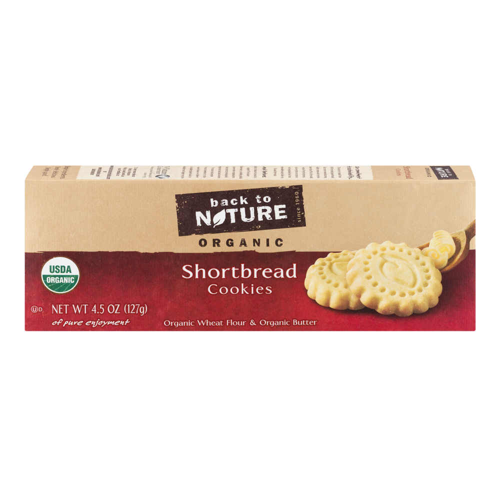 slide 1 of 4, Back to Nature Organic Shortbread Cookies, 4.5 oz