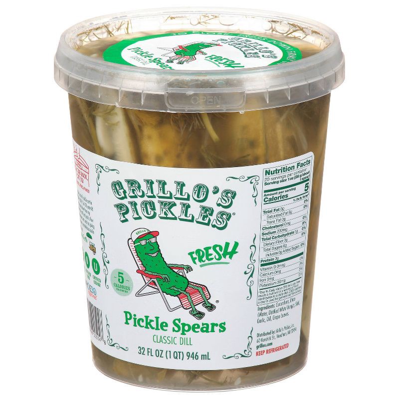 slide 4 of 5, Grillo's Pickles Italian Dill Spears - 32oz, 32 oz