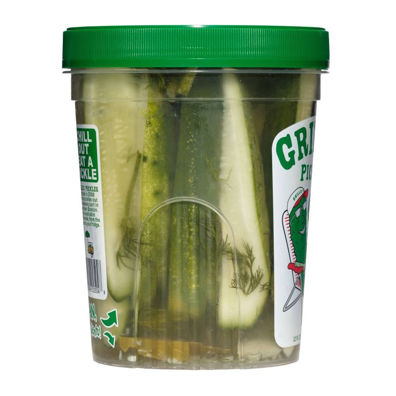 slide 5 of 11, Grillo's Pickles Classic Dill Pickle Spears - 32 fl oz, 32 fl oz