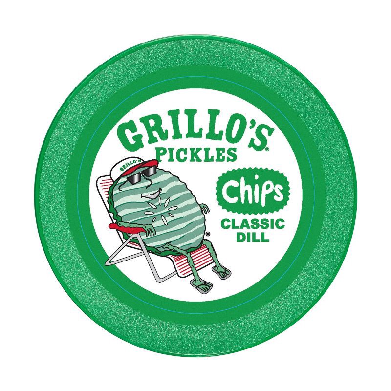 slide 2 of 9, Grillo's Pickles Classic Dill Pickle Chips - 16 fl oz, 16 fl oz