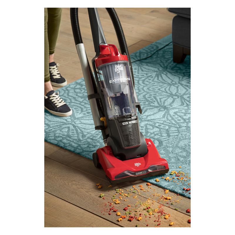 slide 3 of 7, Dirt Devil Endura Express Bagless Compact Upright Vacuum Cleaner - UD70171: Lightweight, Motorized Brush Roll, 20ft Cord, 1 ct