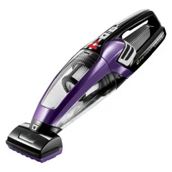 BISSELL Pet Hair Eraser Cordless Hand Vacuum 4.5&quot; Cleaning Path Purple: Lightweight, Bagless, Handheld Vacuum for Carpet &amp; Hard Floor
