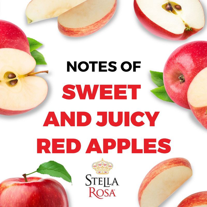 slide 3 of 14, Stella Rosa Red Apple White Wine - 750ml Bottle, 750 ml