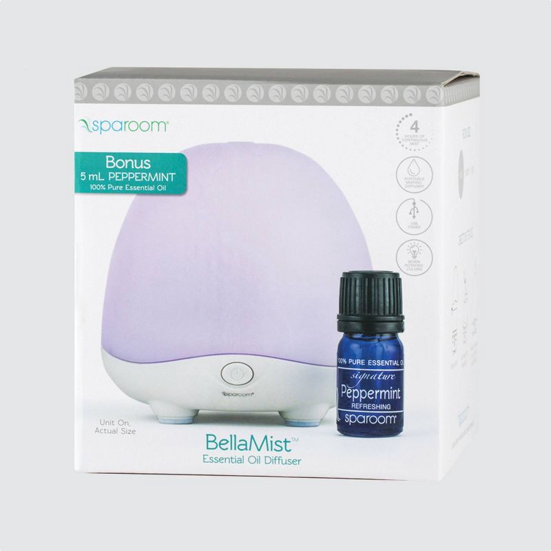 slide 2 of 4, 70ml Bella Mist Essential Oil Diffuser - SpaRoom, 70 ml