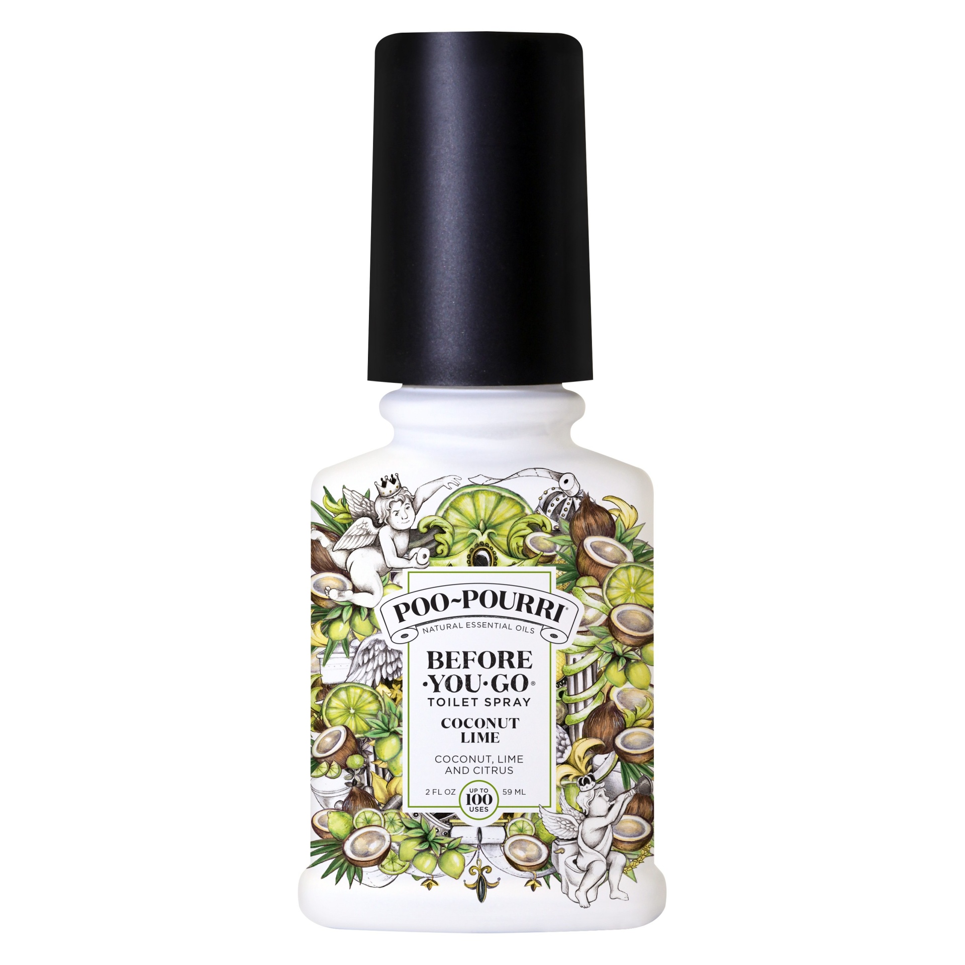 slide 1 of 4, Poo-Pourri Target Exclusive Toilet Spray Coconut Lime, 2 oz