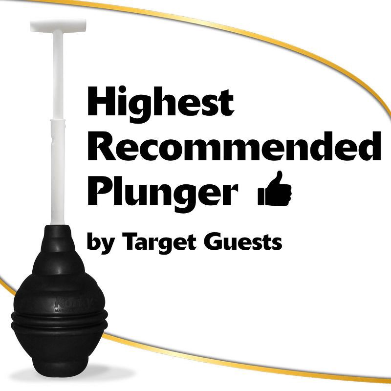 slide 6 of 7, Korky Beehive Max HideAway Toilet Plunger, 1 ct