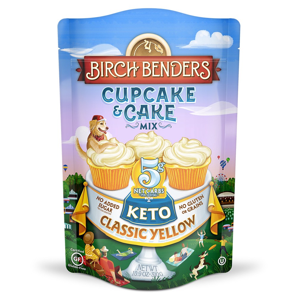 slide 2 of 4, Birch Benders Keto Classic Yellow Cake Mix 10.9 oz, 10.9 oz