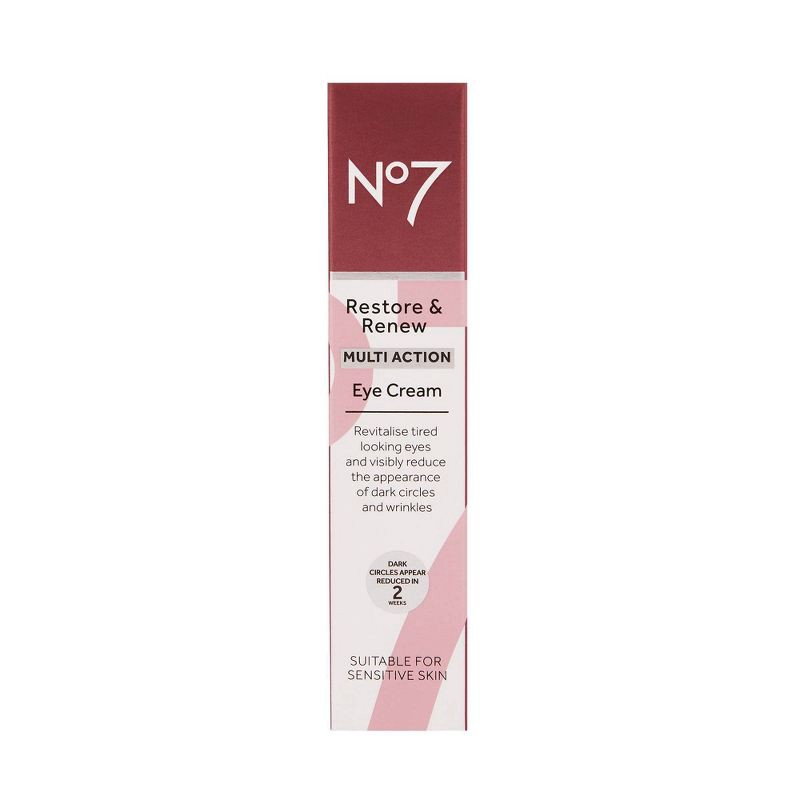 slide 7 of 9, No7 Restore & Renew Multi Action Eye Cream - 0.5 fl oz, 0.5 fl oz