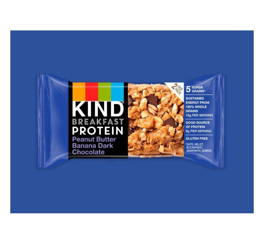slide 4 of 6, KIND Peanut Butter Banana Dark Chocolate Protein Bars - 4ct, 4 ct