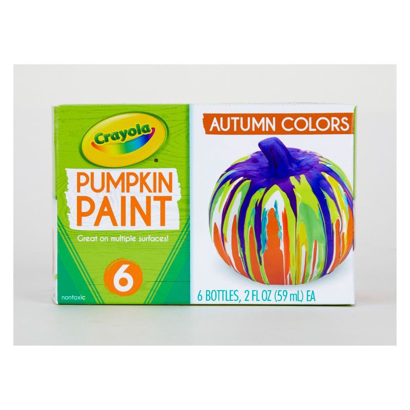 slide 1 of 4, Crayola 6ct 2oz Pumpkin Paint - Autumn Colors, 6 ct; 2 oz