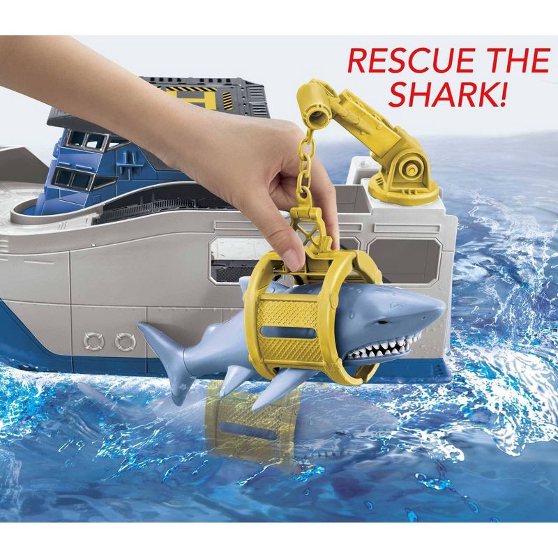 slide 4 of 6, Matchbox Marine Rescue Shark Ship, 1 ct