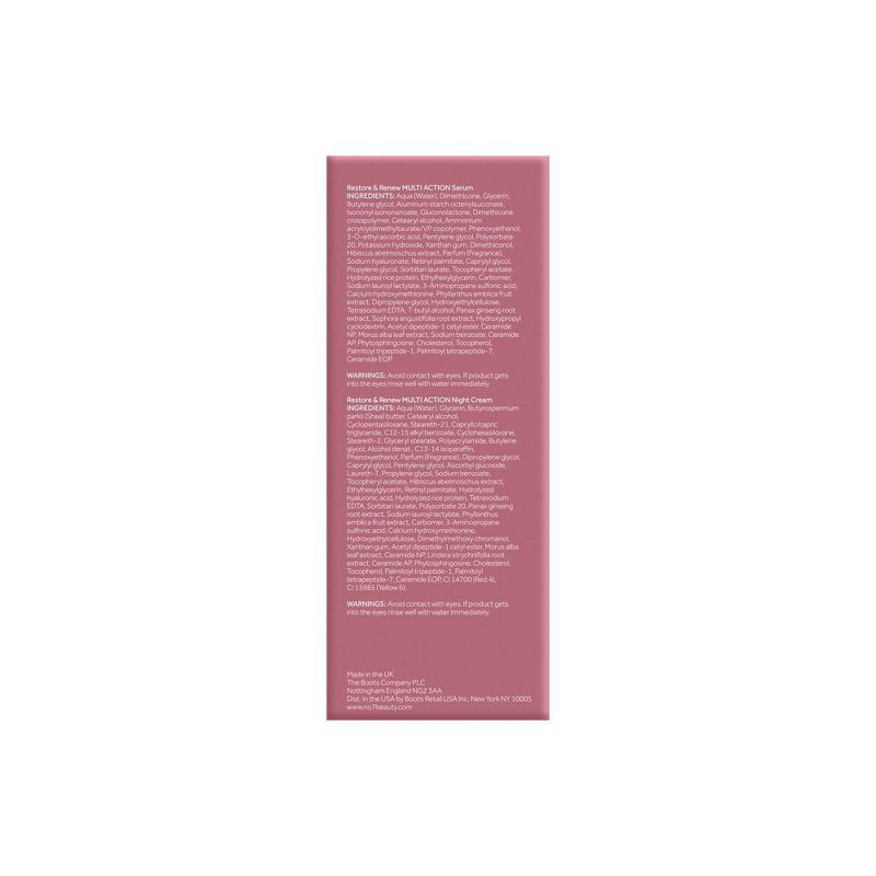 slide 5 of 9, No7 Restore & Renew Multi Action Face & Neck Skincare System - 3ct, 3 ct