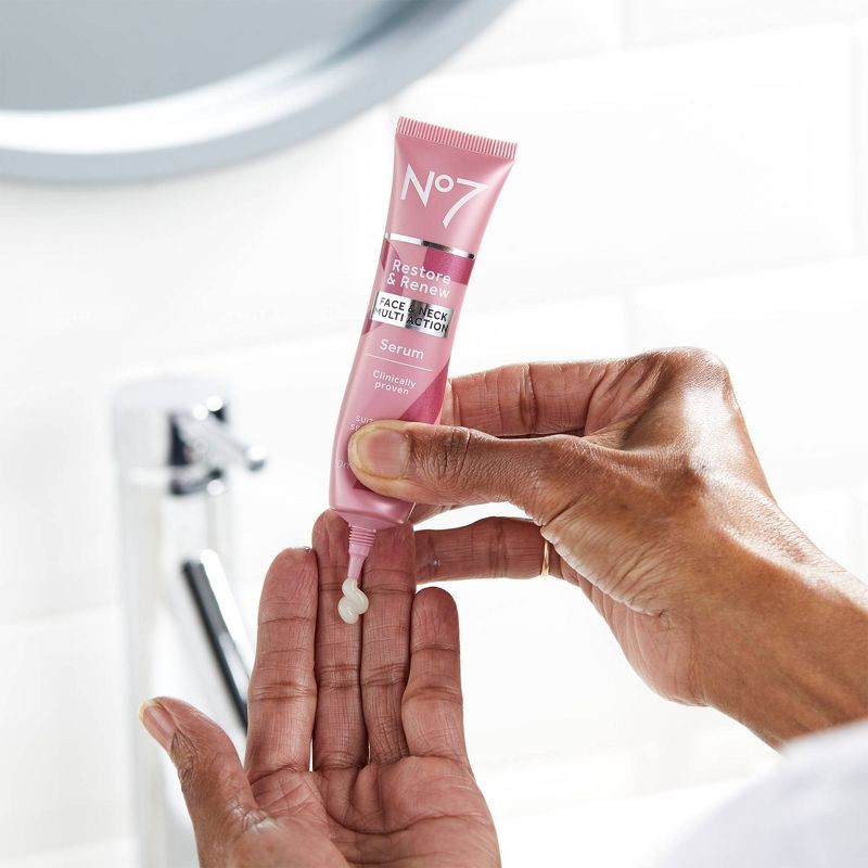 slide 8 of 9, No7 Restore & Renew Multi Action Face & Neck Skincare System - 3ct, 3 ct