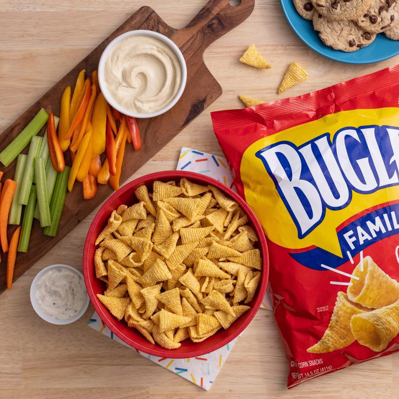 slide 3 of 11, Bugles Original Flavor Crispy Corn Snacks - 14.5oz, 14.5 oz