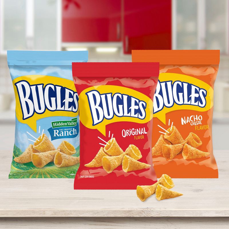 slide 5 of 11, Bugles Original Flavor Crispy Corn Snacks - 14.5oz, 14.5 oz