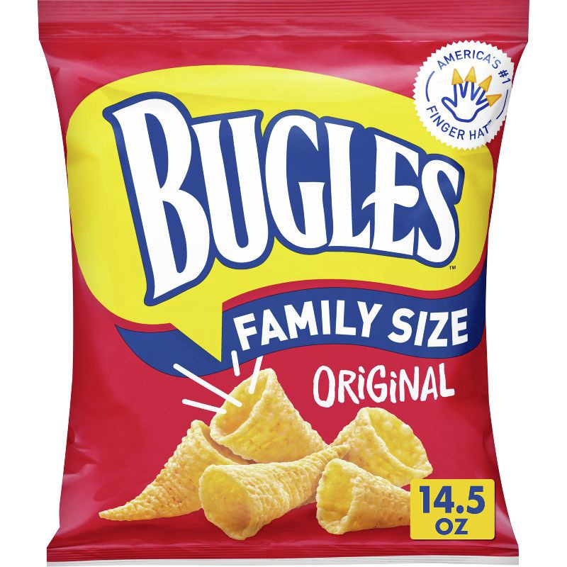 slide 1 of 11, Bugles Original Flavor Crispy Corn Snacks - 14.5oz, 14.5 oz