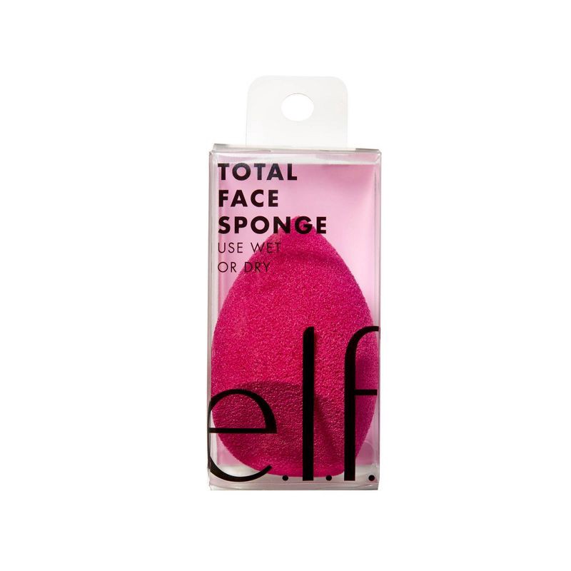 slide 2 of 3, e.l.f. Total Face Sponge, 1 ct