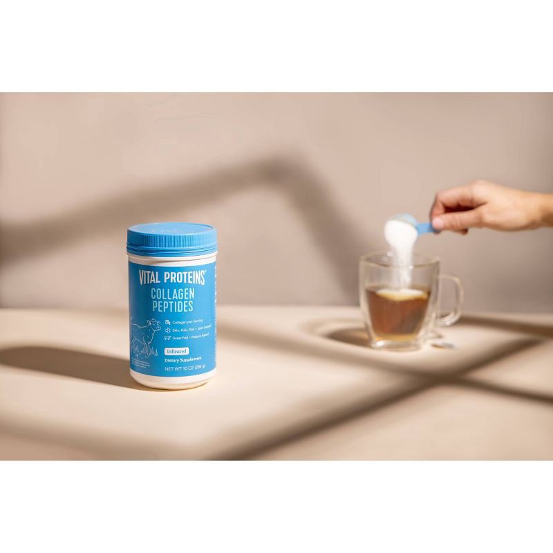 slide 11 of 11, Vital Proteins Collagen Peptides Unflavored Powder - 10oz, 10 oz