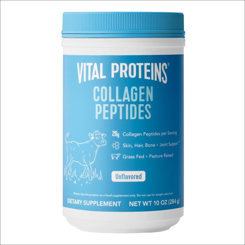 slide 1 of 11, Vital Proteins Collagen Peptides Unflavored Powder - 10oz, 10 oz