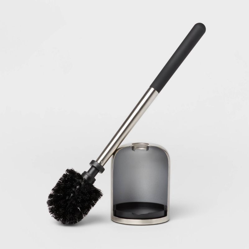 slide 3 of 3, Stainless Steel Bowl Brush - Threshold™: Durable Iron Handle, Reusable Scrub, Cleaning Accessory, 1 ct