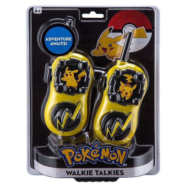 slide 3 of 6, Pokemon Pikachu Walkie Talkies-Long Range 2-way Radios, 1 ct