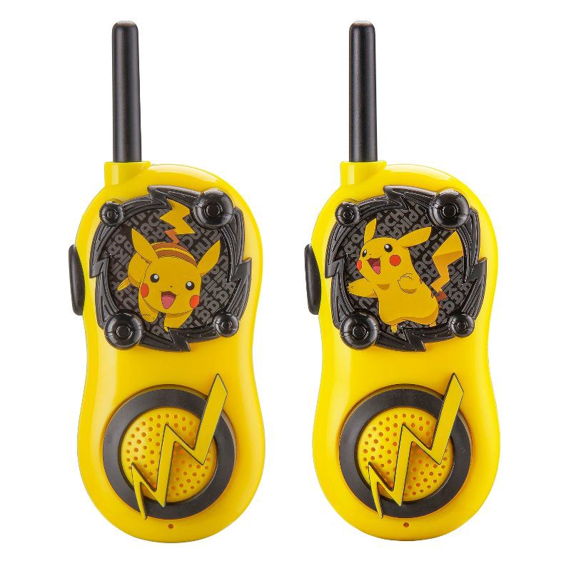 slide 1 of 6, Pokemon Pikachu Walkie Talkies-Long Range 2-way Radios, 1 ct