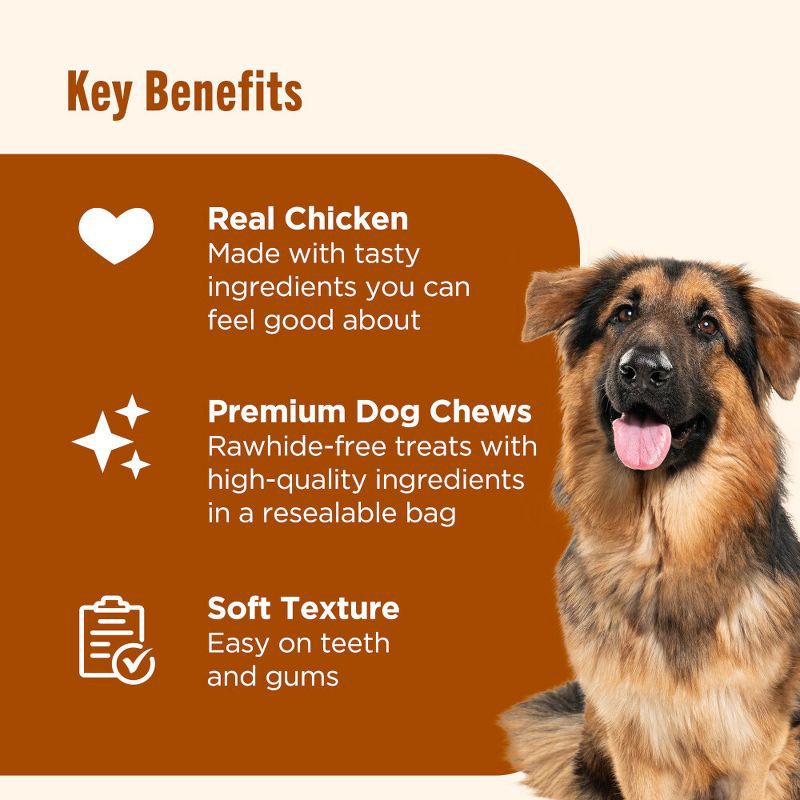 slide 3 of 9, Rachael Ray Nutrish Nutrish Soup Bones Real Chicken & Vegetable Chewy Dental Dog Treats - 23.1oz/11ct, 23.1 oz, 11 ct