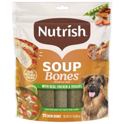 Rachael Ray Nutrish Soup Bones Real Chicken And Veggies Dog Treats - 23.1oz/11ct