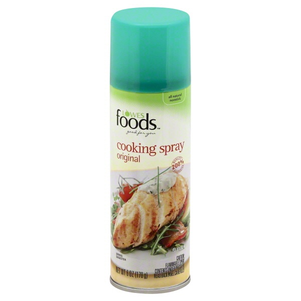 slide 1 of 1, Lowes Foods Cooking Spray Original, 6 oz