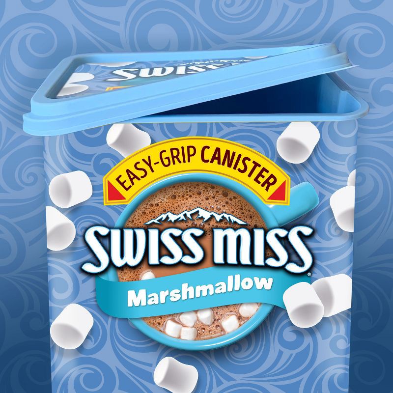 slide 2 of 6, Swiss Miss Marshmallow Hot Cocoa Mix Canister - 37.18oz, 37.18 oz