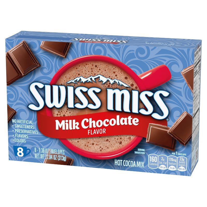 slide 3 of 12, Swiss Miss Milk Chocolate Hot Cocoa Mix - 8ct, 8 ct