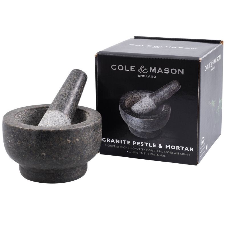 slide 5 of 5, Cole & Mason Mortar and Pestle Gray, 1 ct