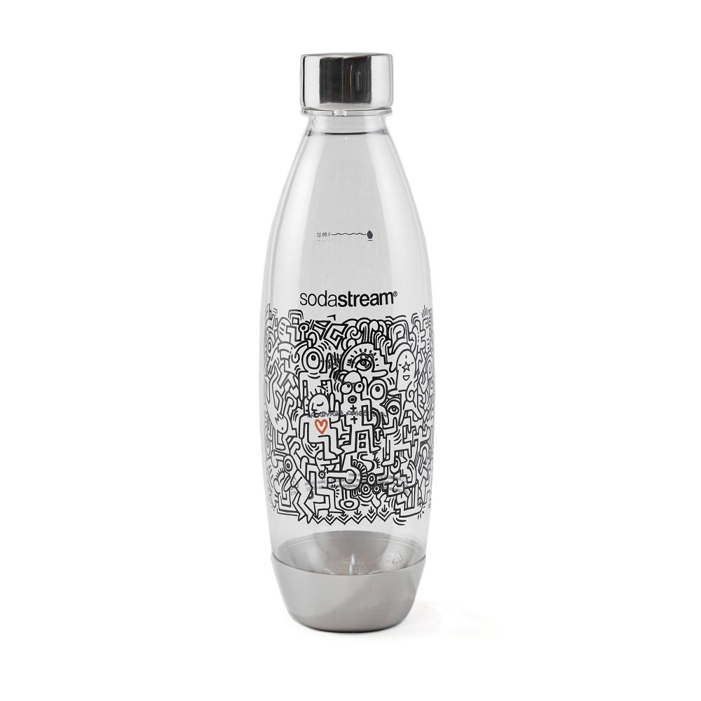 slide 2 of 5, SodaStream Carbonating Bottle - Doodle, 1 liter