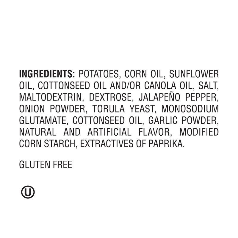 slide 5 of 5, Tim's Jalapeno Flavored Extra Thick & Crunchy Potato Chips - 7.5oz, 7.5 oz