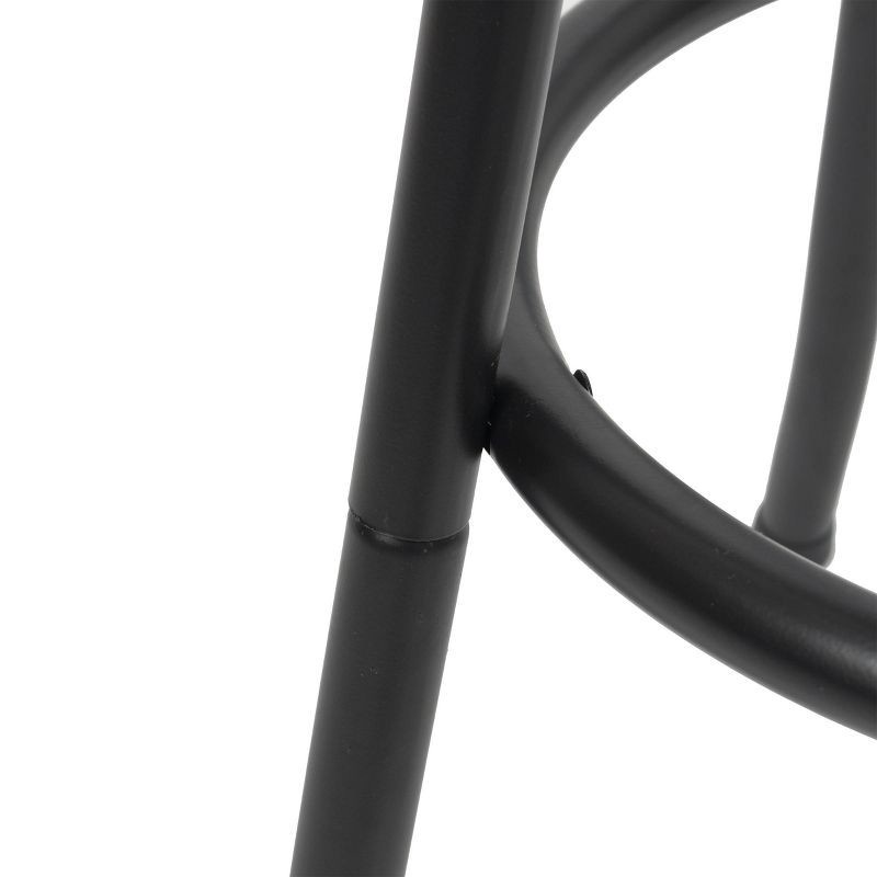 slide 4 of 8, Robinson Adjustable Counter Height Barstool Dark Bronze - Holli Furniture: Swivel Seat, Metal Frame, Footrest, 1 ct