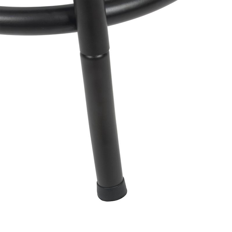 slide 6 of 8, Robinson Adjustable Counter Height Barstool Dark Bronze - Holli Furniture: Swivel Seat, Metal Frame, Footrest, 1 ct