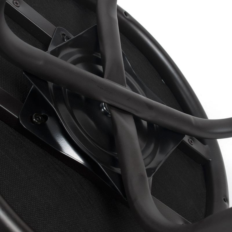 slide 6 of 8, Karson Adjustable Height X Barstool Light Bronze - Holli Furniture: Swivel, Upholstered, Metal Frame, 1 ct