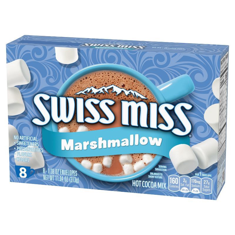 slide 2 of 10, Swiss Miss Marshmallow Hot Cocoa Mix - 8ct, 8 ct