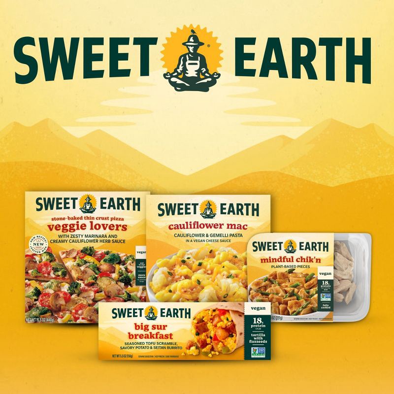 slide 5 of 12, SWEET EARTH NATURAL FOODS Sweet Earth Vegan Frozen Cauliflower Mac - 9oz, 9 oz