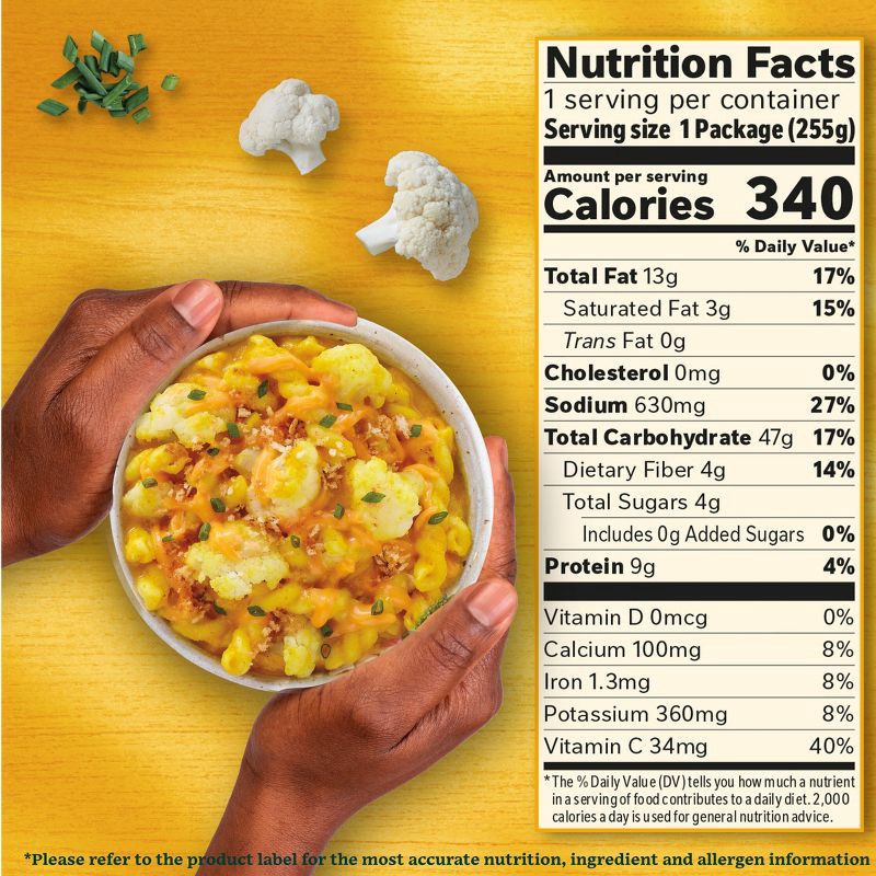slide 8 of 12, SWEET EARTH NATURAL FOODS Sweet Earth Vegan Frozen Cauliflower Mac - 9oz, 9 oz